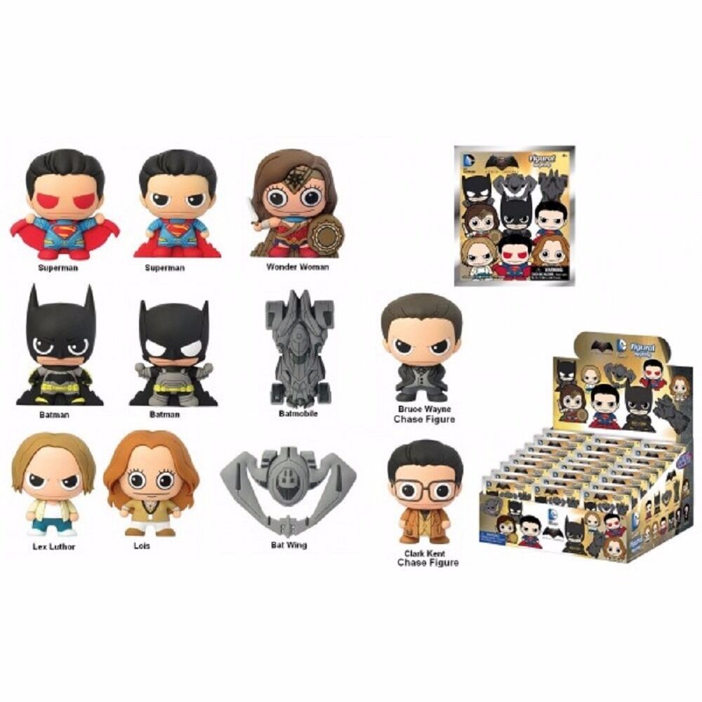 Batman Vs Superman 3-D Figural Keyring Mystery Pack DC Comics Key Chain