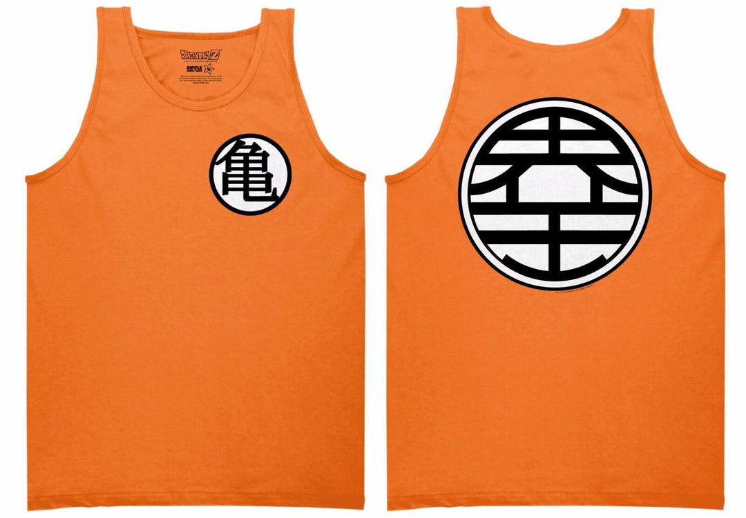 Dragon Ball Z Goku Kame Symbol Dbz Anime Adult Tank Top