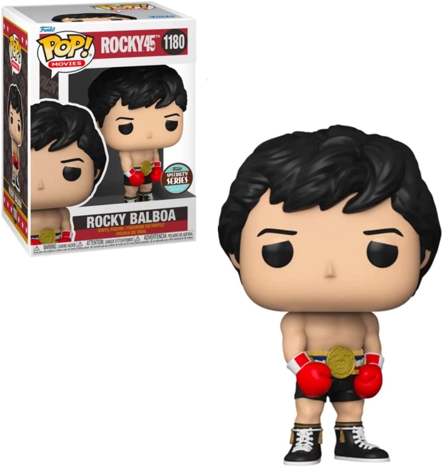Funko POP! Movies Rocky 45th Anniversary - Rocky Balboa With Gold Belt Specialty Series Vinyl Figure