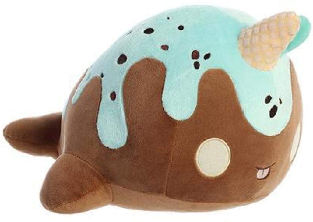 Tasty Peach Aurora 12.5" Mint Chocolate Nomwhal Plush