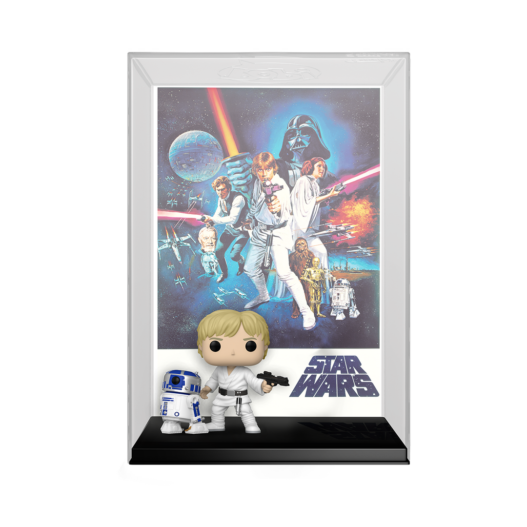 Funko Pop! Movie Poster: Star Wars - A New Hope Luke Skywalker with R2-D2