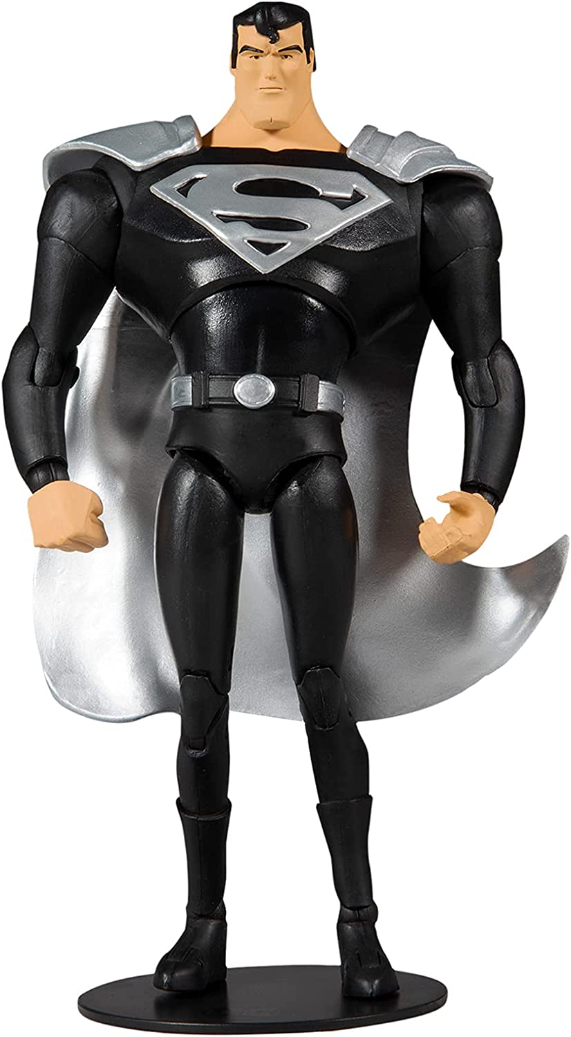 McFarlane Toys DC Multiverse Superman Black Suit Variant The Animated Series 7" Action Figure