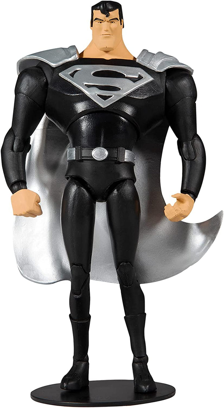 McFarlane Toys DC Multiverse Superman Black Suit Variant The Animated Series 7" Action Figure