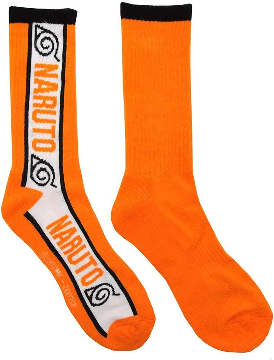 Naruto Shippuden Hidden Leaf Symbol Anime Athletic Crew Socks
