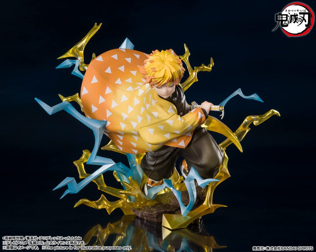 Tamashi Nations Demon Slayer Kimetsu no Yaiba Zenitsu Agatsuma Thunderclap and Flash Bandai Spirits FiguartsZERO