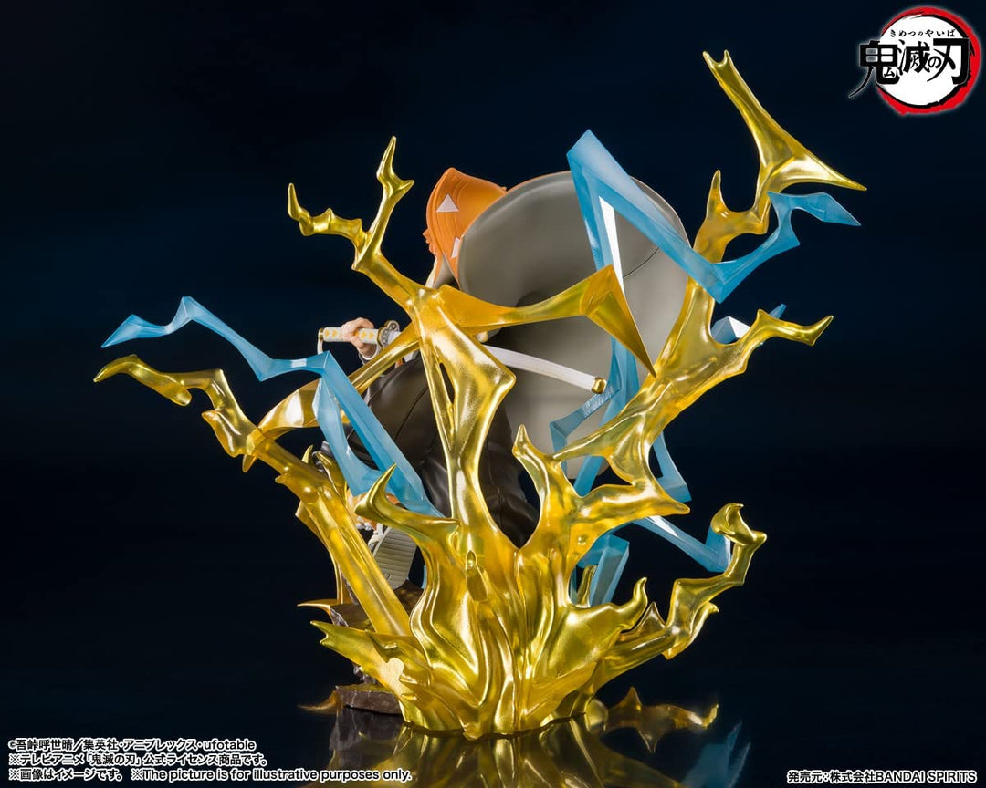 Tamashi Nations Demon Slayer Kimetsu no Yaiba Zenitsu Agatsuma Thunderclap and Flash Bandai Spirits FiguartsZERO