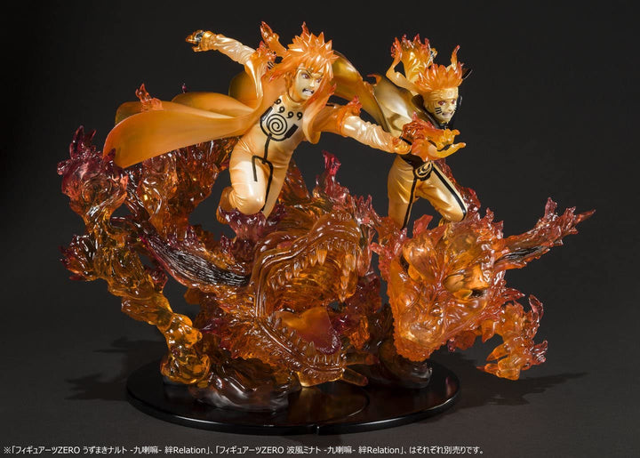 Tamashii Nations Naruto Shippuden Minato Namikaze Kurama Kizuna Relation Bandai FiguartsZero