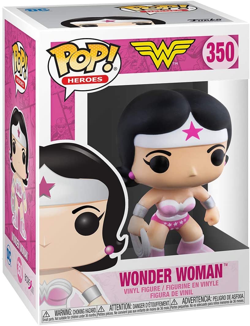 Funko Pop! DC Heroes: Breast Cancer Awareness - Wonder Woman Vinyl Figure