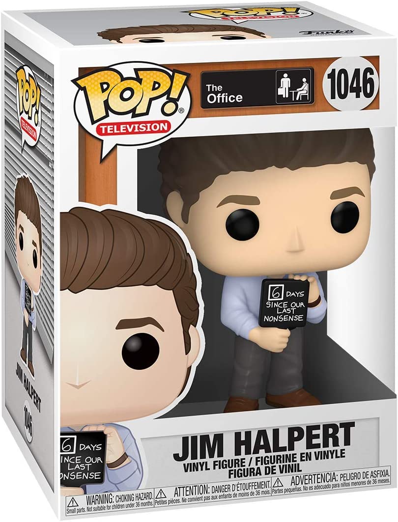 Funko Pop! TV: The Office - Jim with Nonsense Sign Vinyl Figure