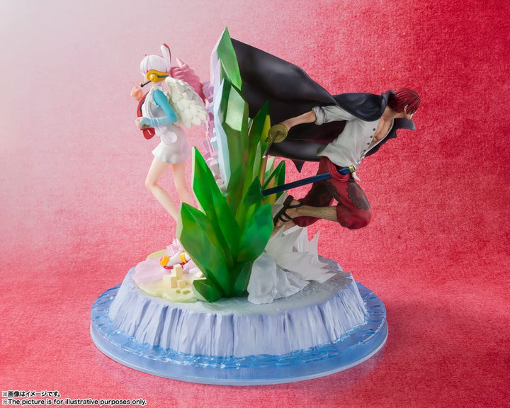 TAMASHII NATIONS One Piece Film Red Extra Battle Shanks and Uta Version Bandai Spirits FiguartsZERO Figure