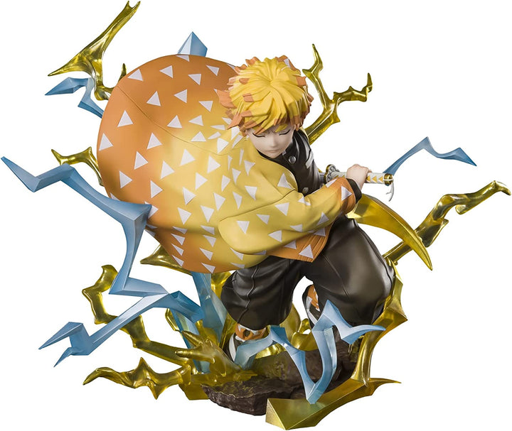 Tamashi Nations Demon Slayer Kimetsu no Yaiba Zenitsu Agatsuma Thunderclap and Flash Bandai Spirits FiguartsZERO
