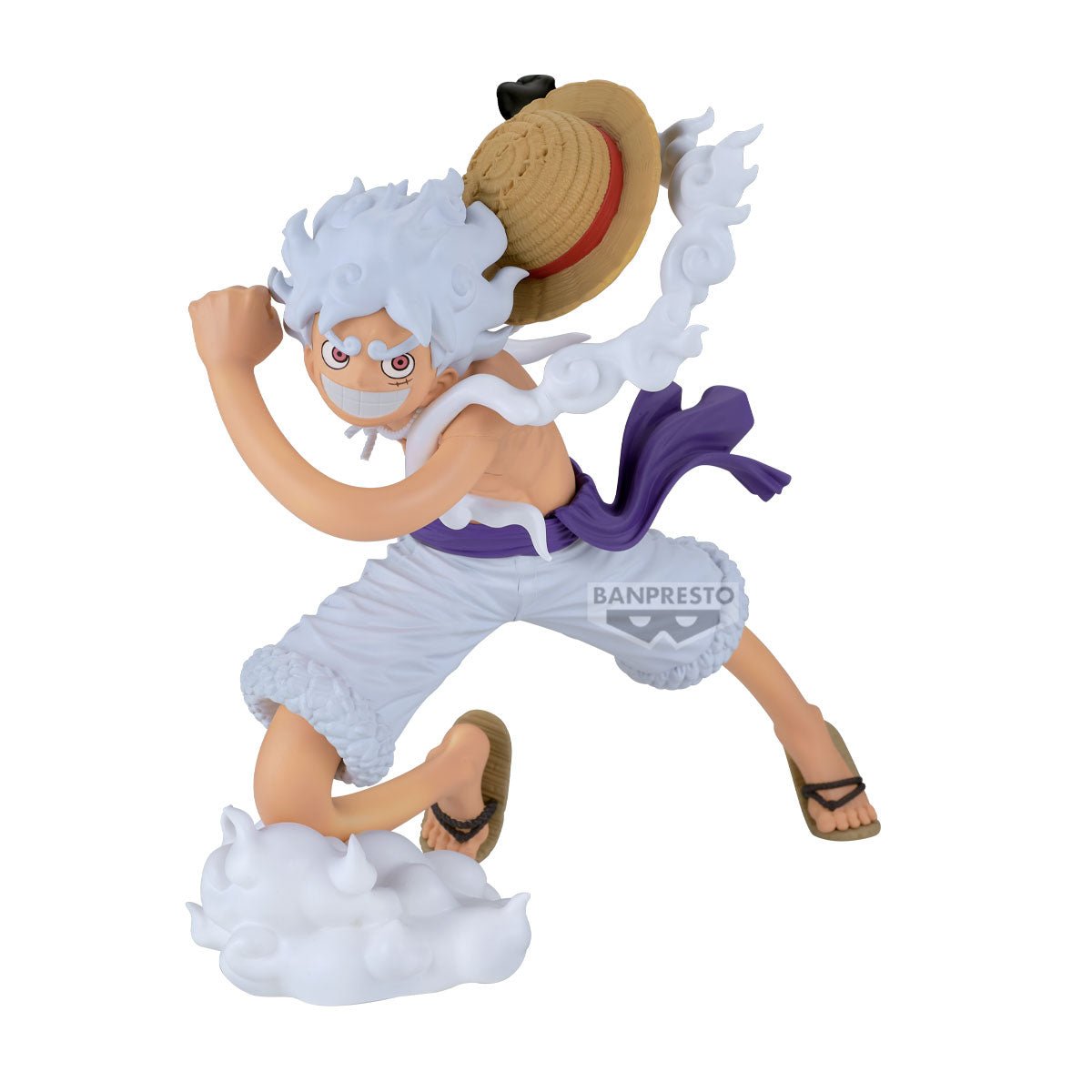 luffy gear 5 figure banpresto Bandai Spirits Banpresto – One Piece – Monkey D. Luffy – Gear 5 II –  Grandista Fundom