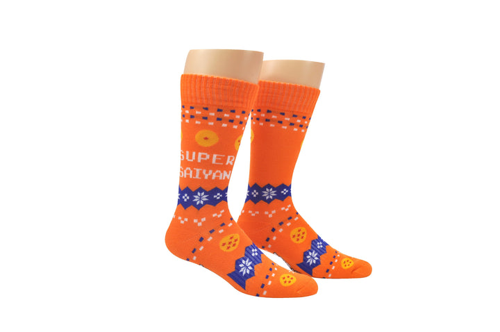 Dragon Ball Z Holiday Anime Athletic Crew Socks