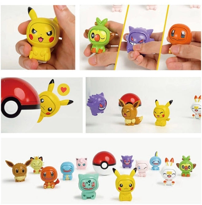 Nintendo Pokemon Face Figure Collection Blind Box