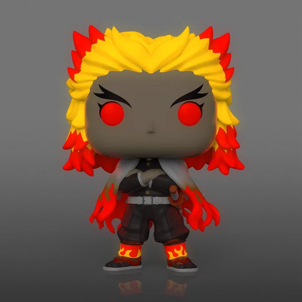 Funko Pop! Animation: Demon Slayer - Rengoku Kyojuro Glow-in-the-Dark Walmart Exclusive