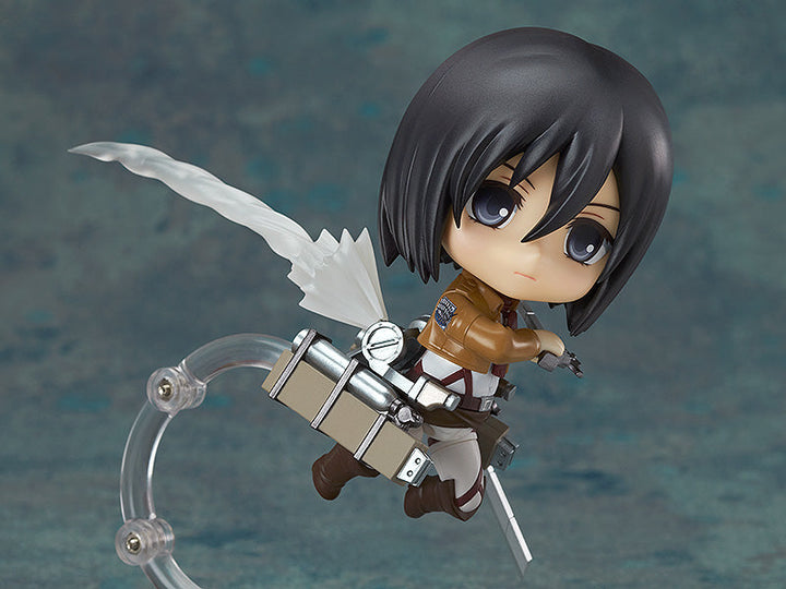 Good Smile Attack On Titan Mikasa Ackerman Survey Corps Version Nendoroid Action Figure