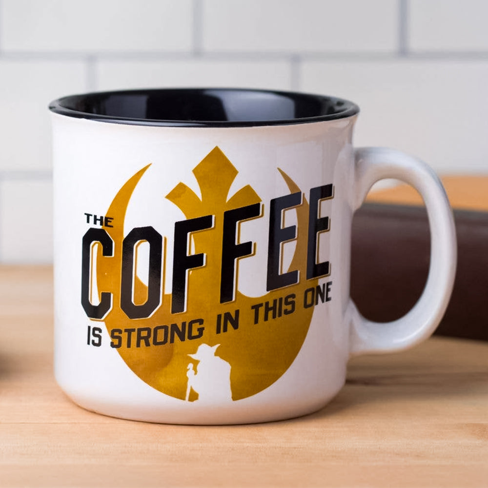 Star Wars Coffee is Strong In This One 20oz Ceramic Camper