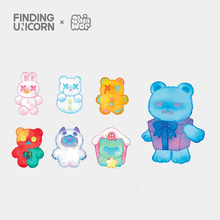 Top Toy Finding Unicorn Shinwoo The Cold Hug Series Plush Blind Box