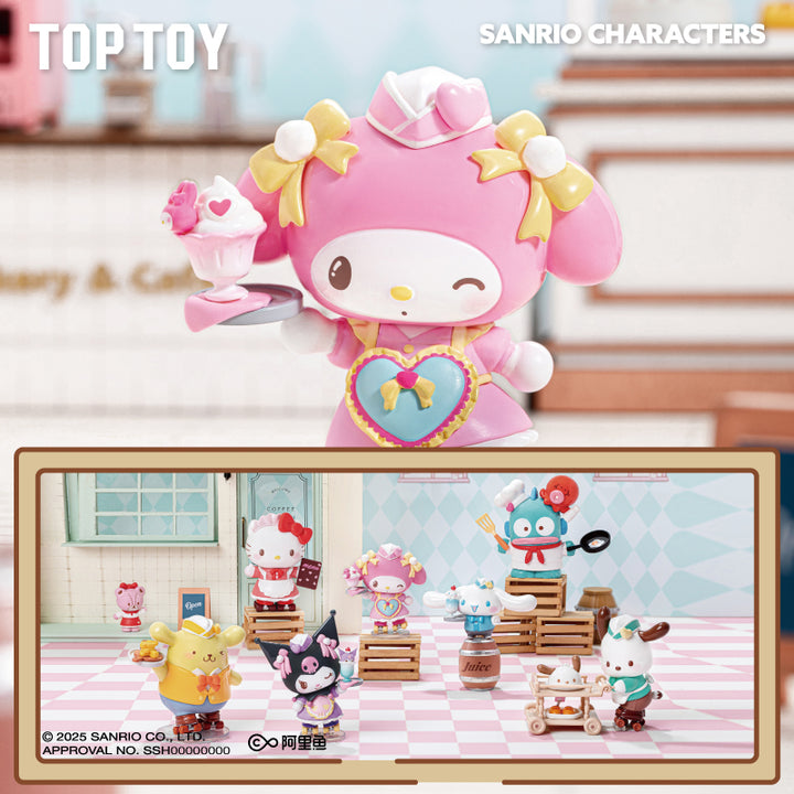 Top Toy Sanrio Roller Skating Restaurant Blind Box Figure