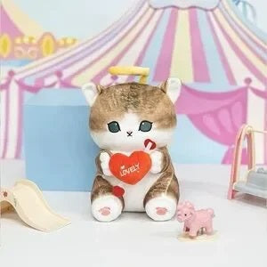 Mofusand Angel Cat Plush 9"