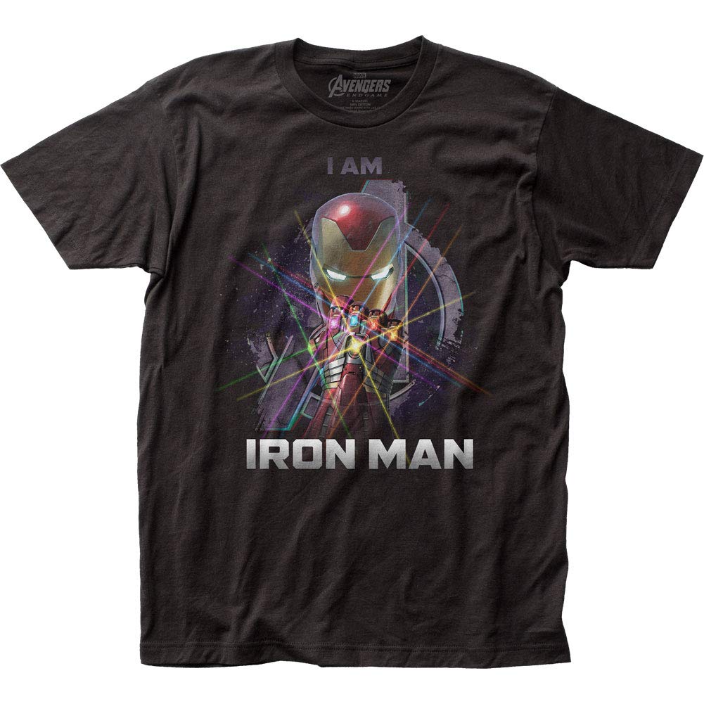 Avengers Endgame Movie I Am Iron Man Fitted Adult T-Shirt - Fundom