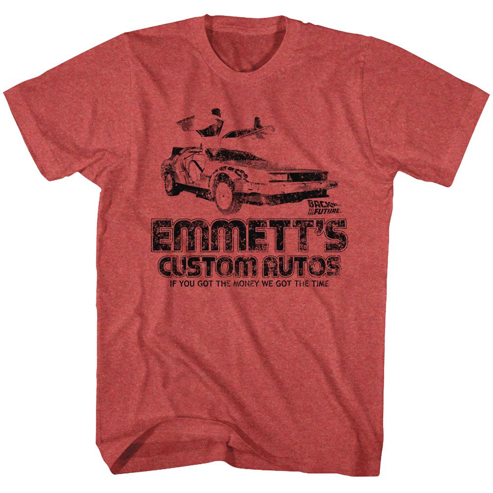 Back To The Future Emmett's Autos Adult T-Shirt - Fundom