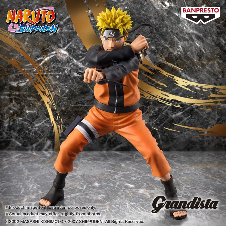 Banpresto - Naruto Shippuden - Uzumaki Naruto Grandista Bandai Spirits Figure - Fundom