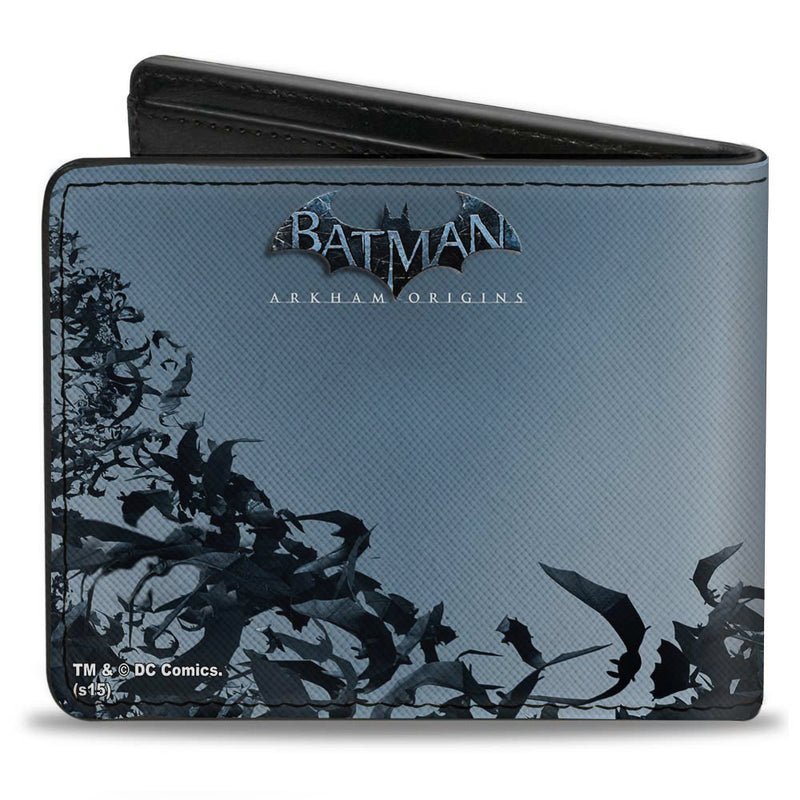 Batman Arkham Origins Joker Face Bats Bi - fold Wallet - Fundom