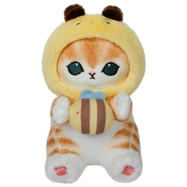 Mofusand Kawaii Bee Cat Plush 9"