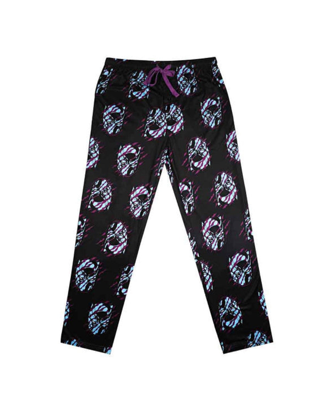 Black Panther Claw and Mask Symbol Marvel Adult Unisex Pajama Sleep Pants - Fundom