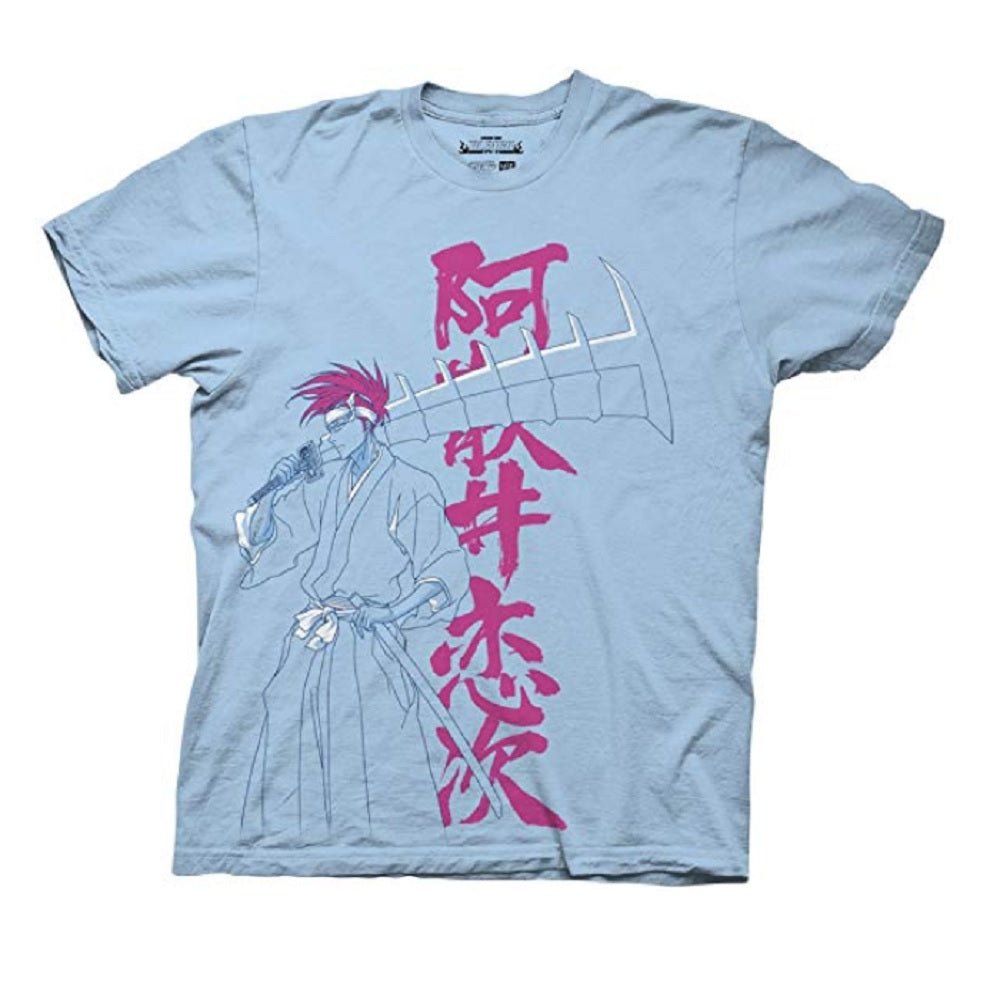 Bleach Renji Neon With Kanji Anime Adult T-Shirt - Fundom