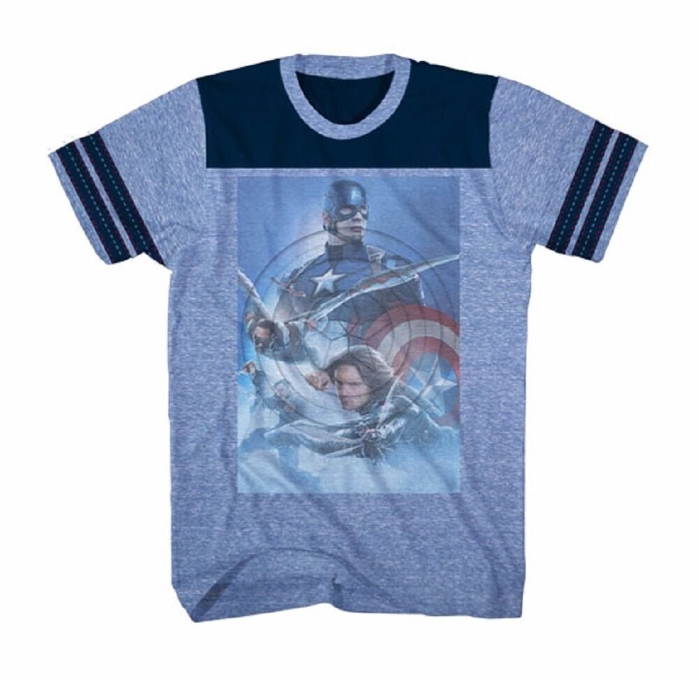 Captain America Civil Exposure Marvel Premium Adult T-Shirt - Fundom