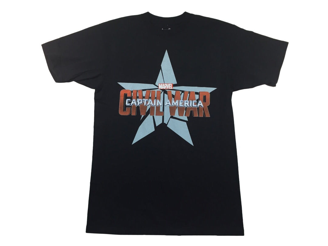 Captain America Civil War Shattered Star Adult T-Shirt - Fundom