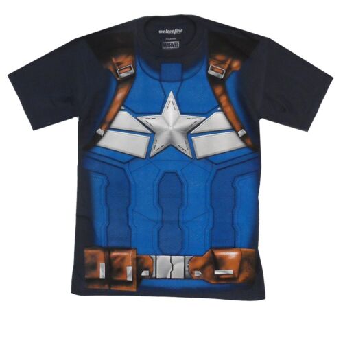 Captain America Winter Soldier Costume Marvel Comics Adult T-Shirt - Fundom