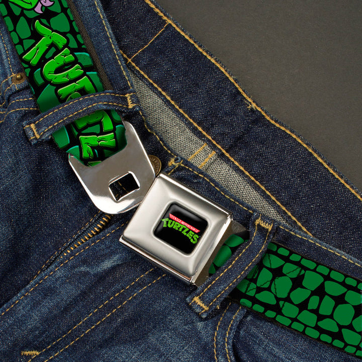 Teenage Mutant Ninja Turtles Classic Group Full Color Seatbelt Belt