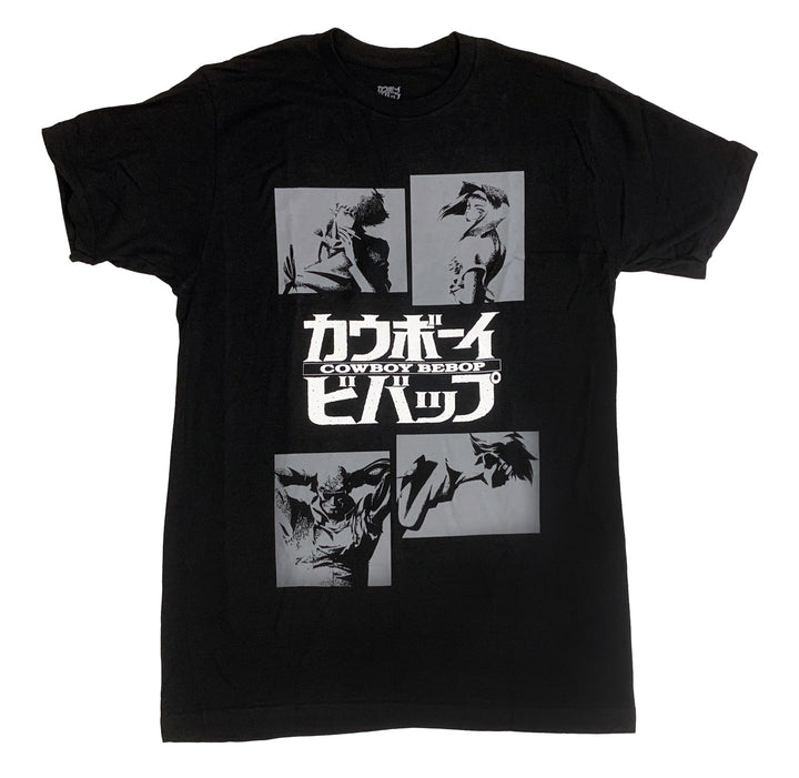 Cowboy Bebop Group Squares Anime Adult T-Shirt - Fundom