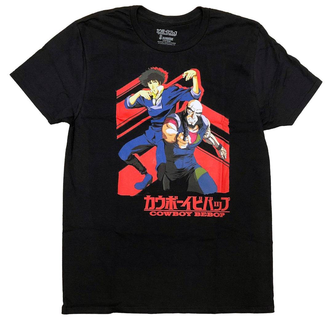 Cowboy Bebop Jet and Spike Space Opera Anime Adult T-Shirt - Fundom