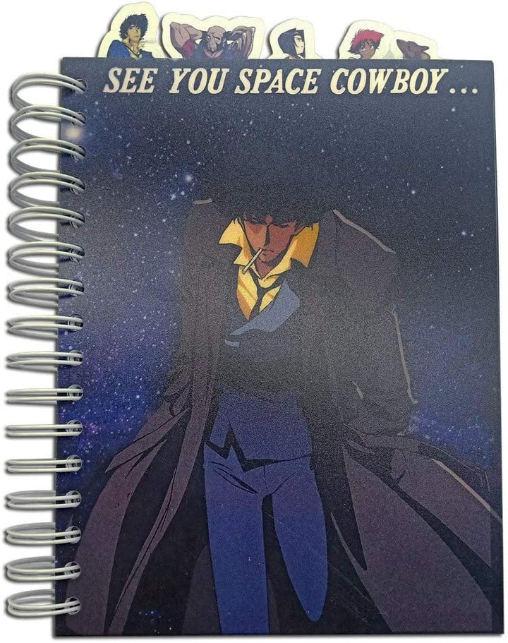 Cowboy Bebop See You Space Cowboy Anime Spiral Tabbed Notebook - Fundom