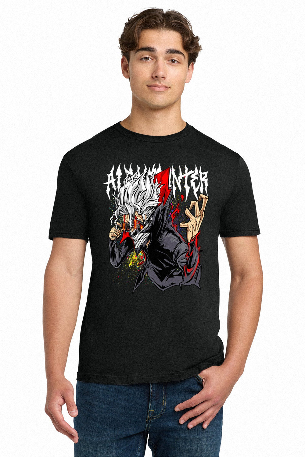 Dan Da Dan Evil Eyes Horror Shirt Adult Unisex T-Shirt - Fundom