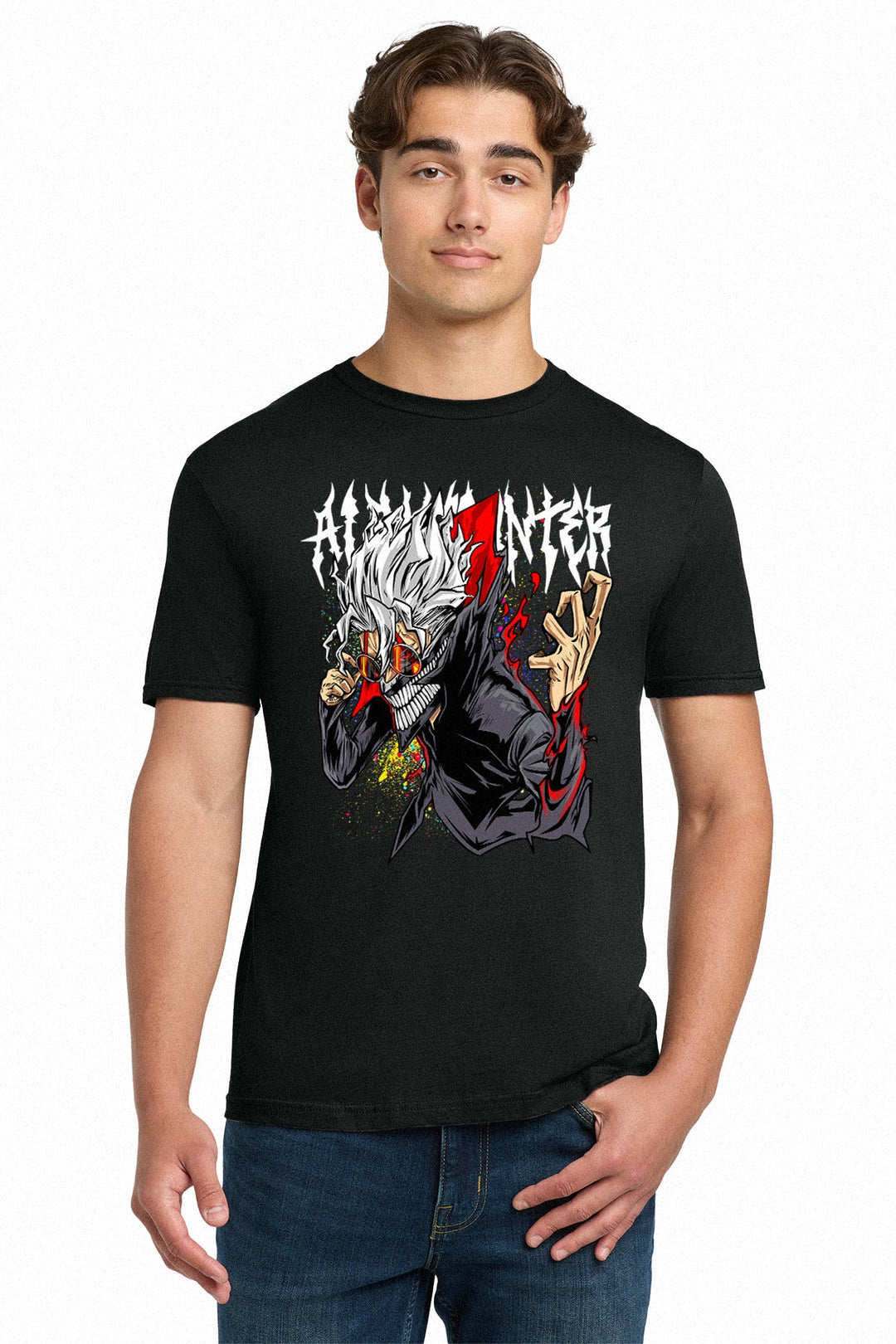 Dan Da Dan Evil Eyes Horror Shirt Adult Unisex T-Shirt - Fundom