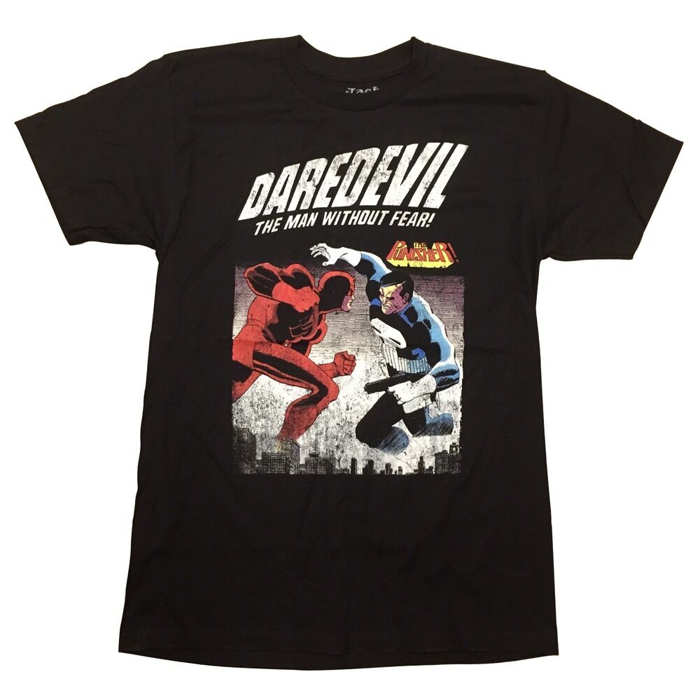 Daredevil Vs Punisher Marvel Comics Premium Adult T-Shirt - Fundom