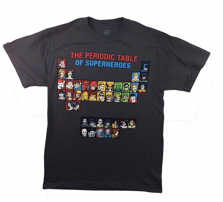 DC Comics Periodic Table Of Super Heroes Adult T-Shirt - Fundom