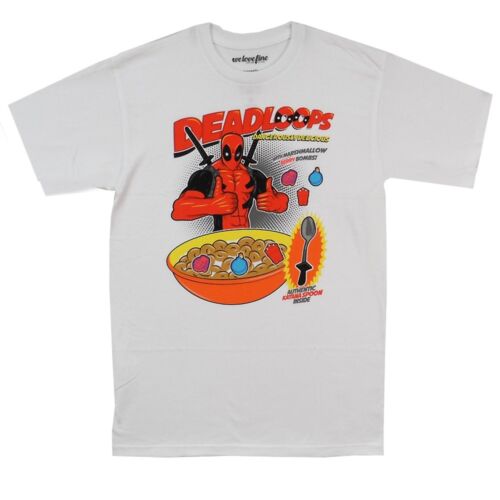 Deadpool Cereal Deadloops Marvel Comics Adult T-Shirt - Fundom
