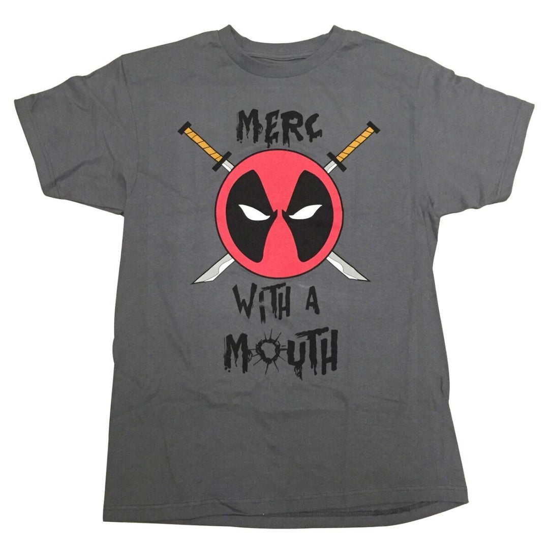 Deadpool Merc Mouth Marvel Comics Adult T-Shirt - Fundom