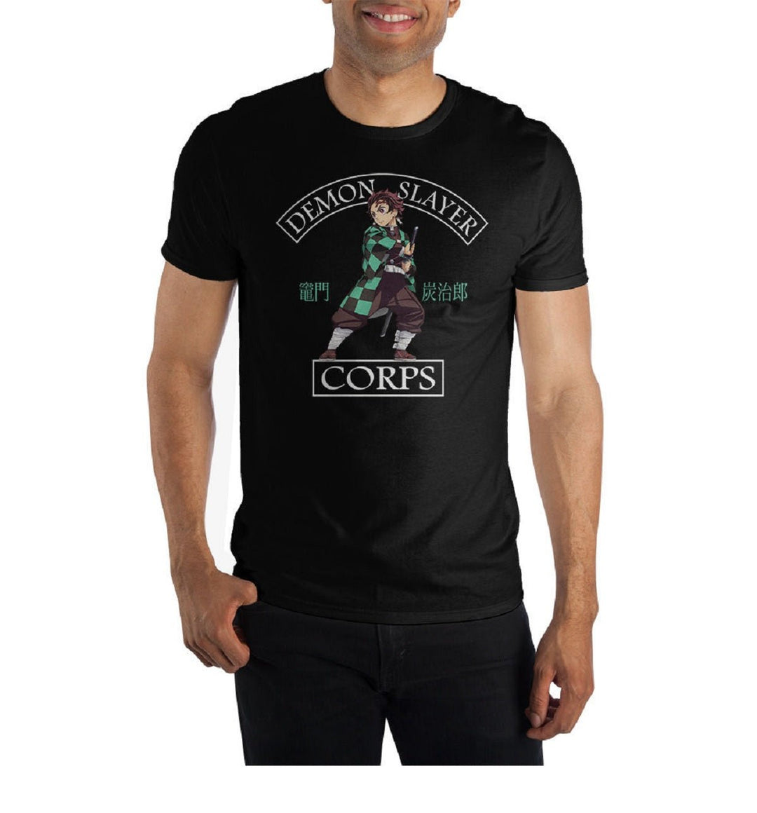 Demon Slayer Corps Tanjiro Kamado Anime Adult T-Shirt - Fundom