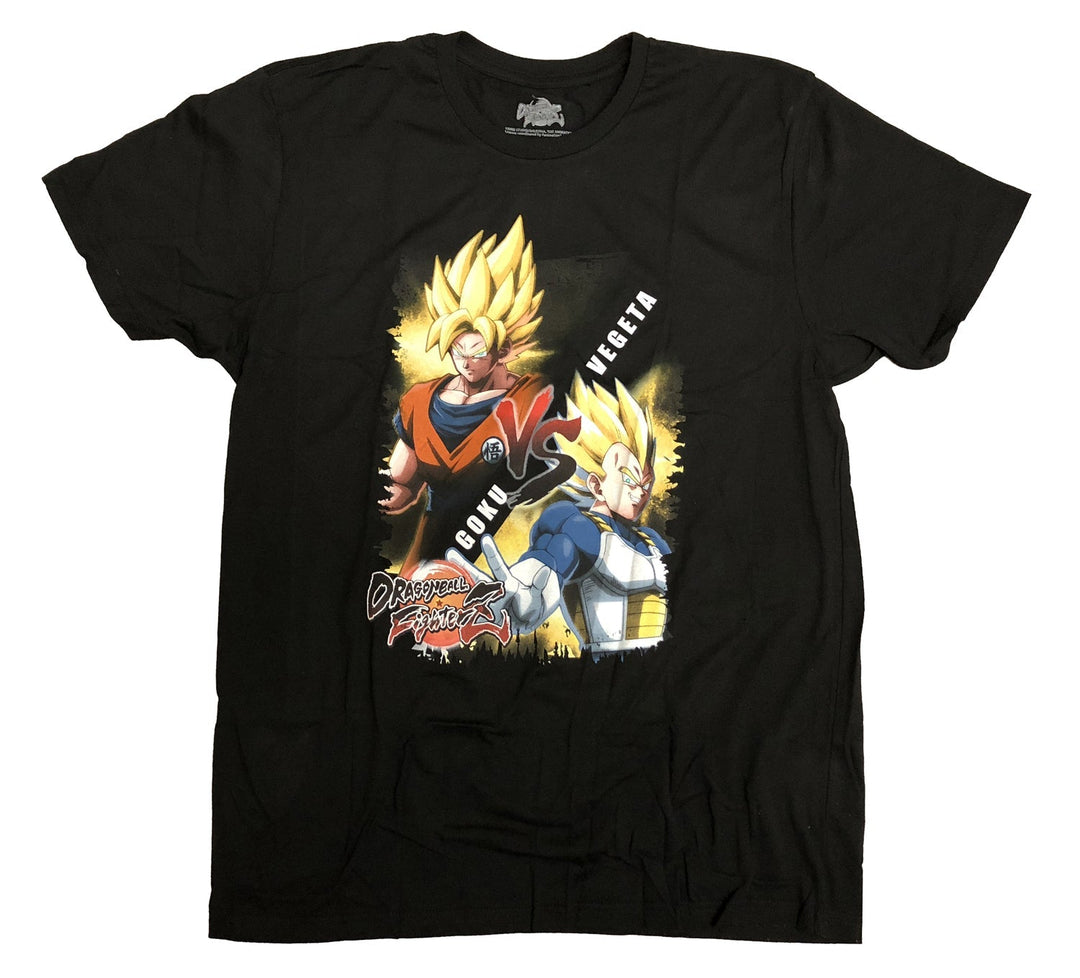 Dragon Ball Figther Z Goku Vs Vegeta Adult T-Shirt - Fundom