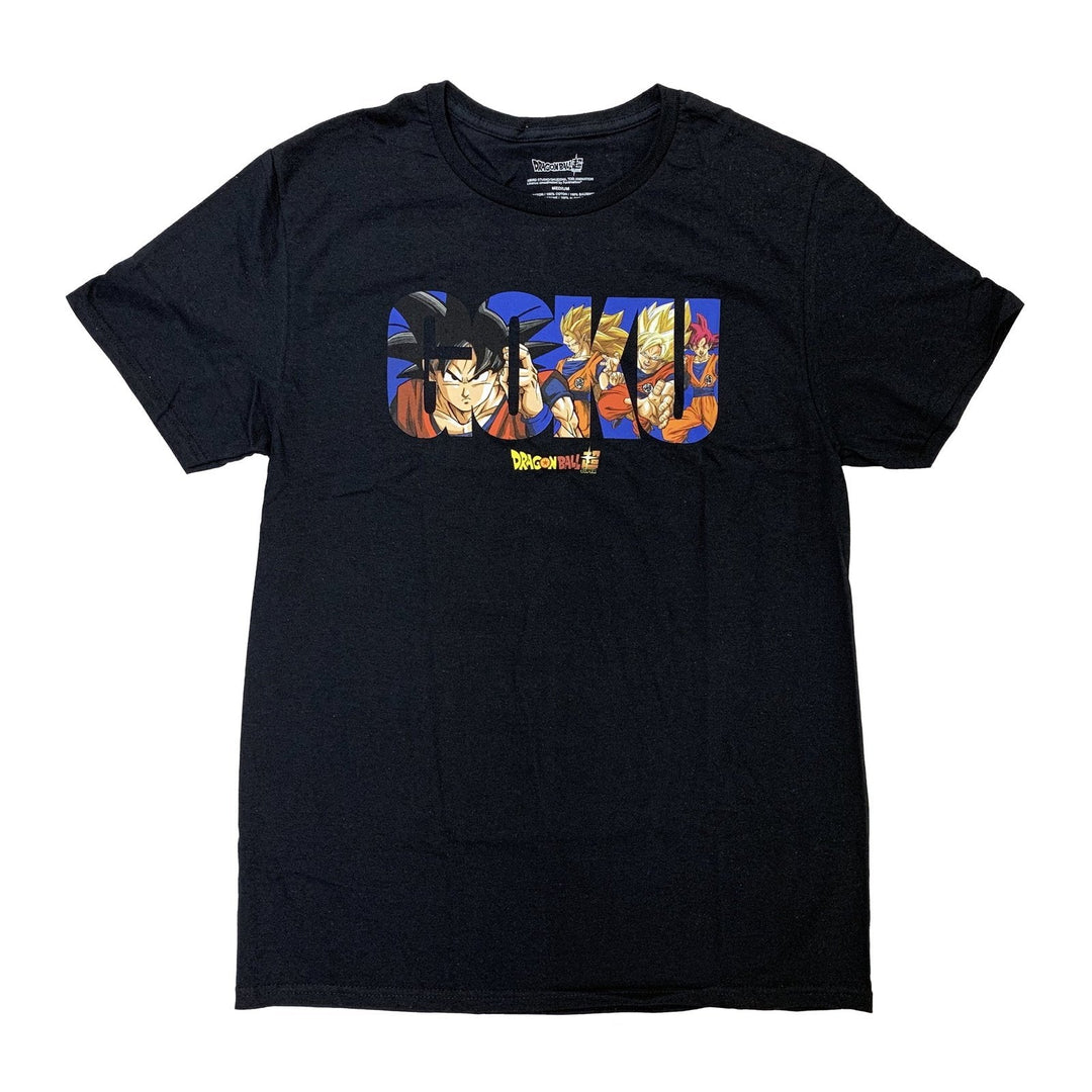 Dragon Ball Super Goku Saiyan Levels Anime Adult T Shirt - Fundom