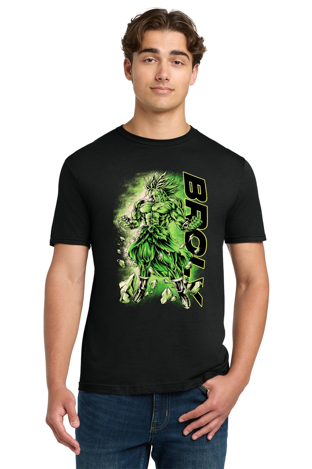 Dragon Ball Super Legendary Broly Surge Adult Unisex T-Shirt - Fundom