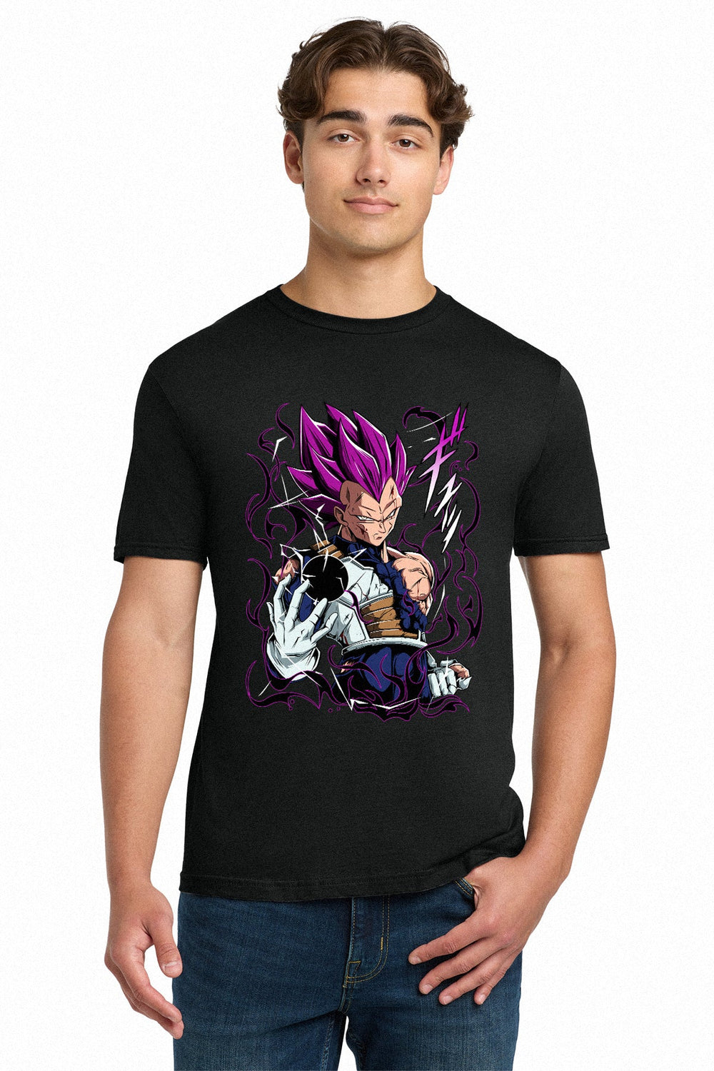 Dragon Ball Super Vegeta Ultra Ego Adult Unisex T-Shirt - Fundom