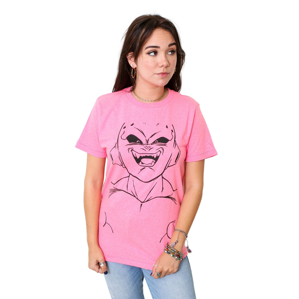 Dragon Ball Z DBZ Majin Buu Kid Buu Large Face Anime Adult T-Shirt - Fundom